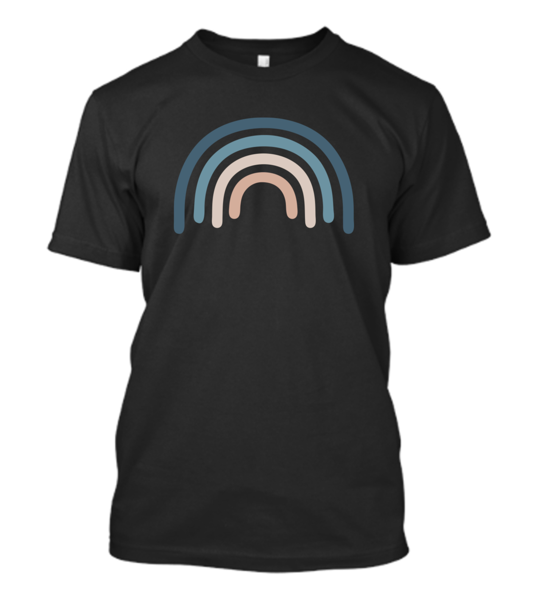 Retro Rainbow Minimalist Aesthetic Arch T-Shirt