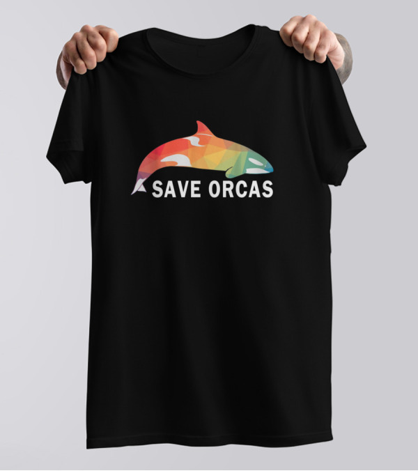 Save Orcas Marine Life Killer Whale Fish Conservation T-Shirt