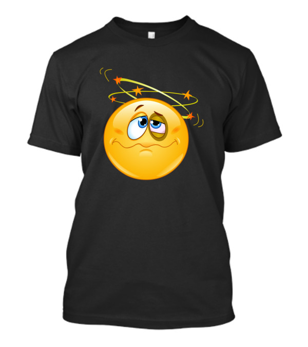 Seeing Stars Dizzy Emoji T-Shirt