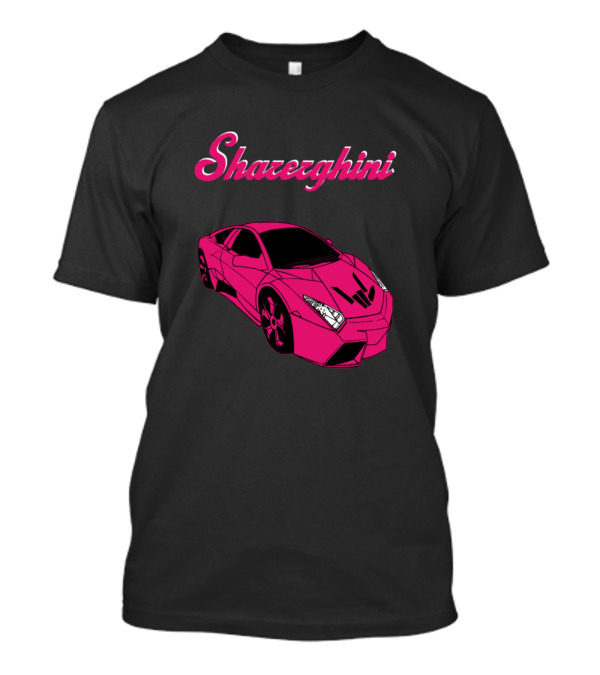 Sharerghini Pink Sports Car T-Shirt