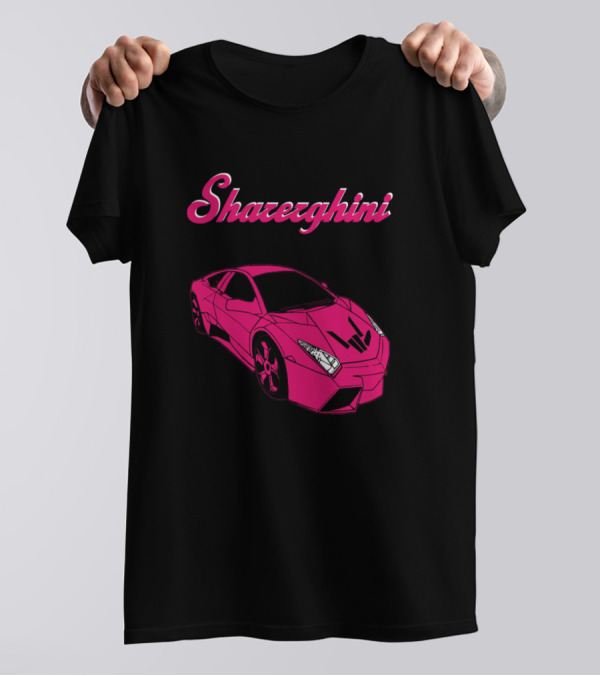 Sharerghini Pink Sports Car T-Shirt
