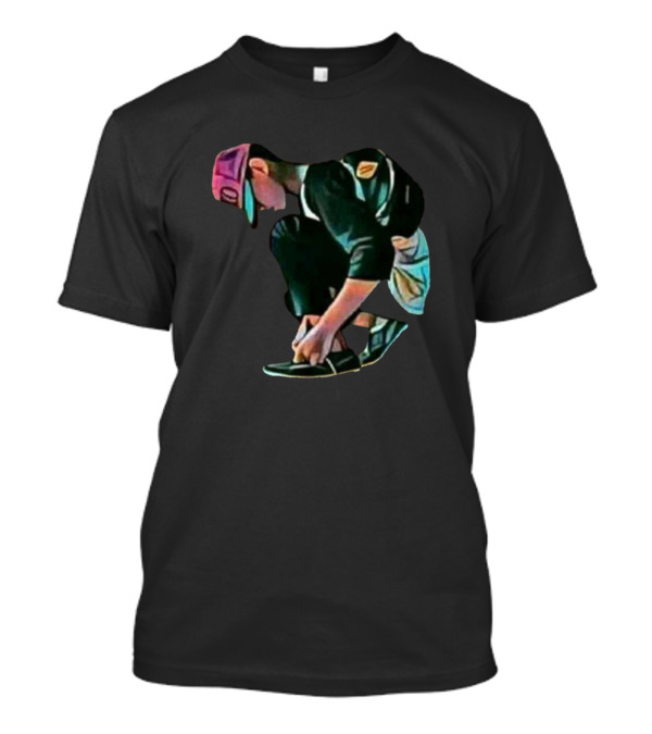Skaters Tie Shoes Multicolored T-Shirt
