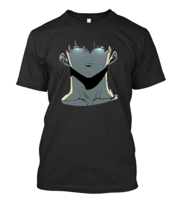 Solo Leveling Jinwoo Character Dark Mysterious Glow T-Shirt