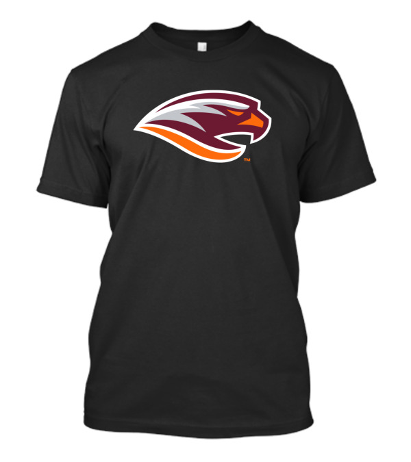 Susquehanna River Hawks Logo Maroon Orange Black T-Shirt