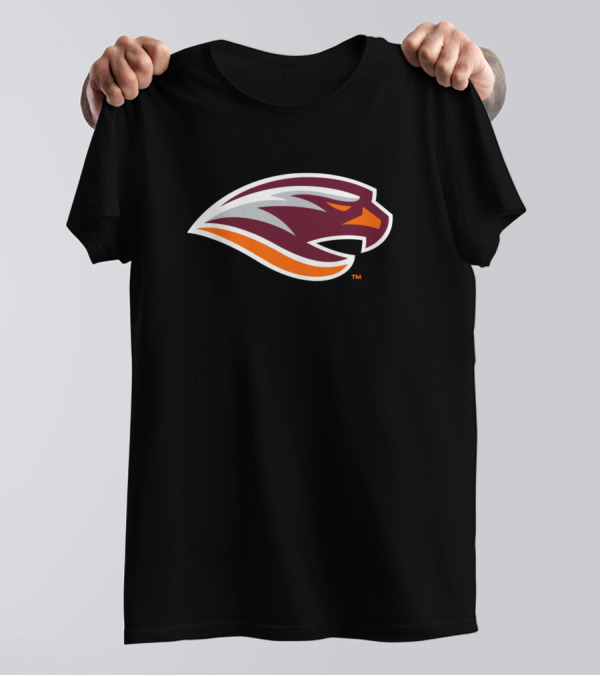 Susquehanna River Hawks Logo Maroon Orange Black T-Shirt