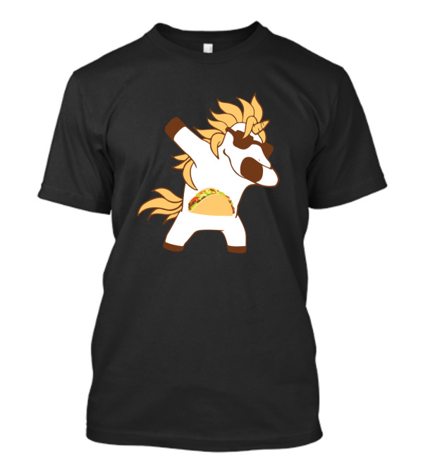 Taco Unicorn Dabbing Funny Cinco De Mayo T-Shirt