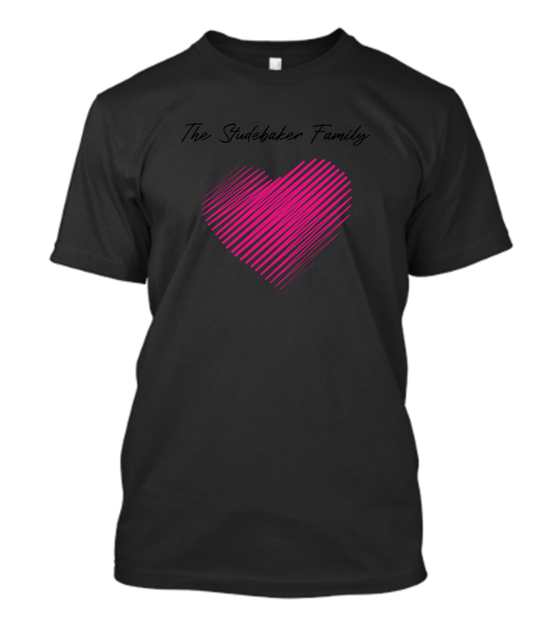 The Studebaker Family Heart Love My Family Name T-Shirt