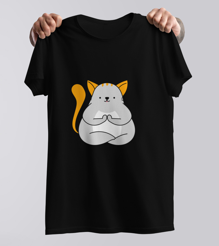 Time To Relax Cat Yoga Pose Relaxation T-Shirt