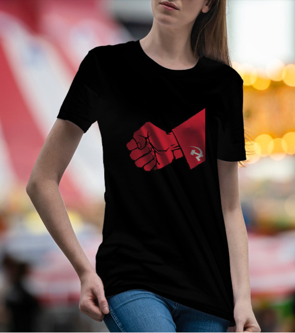 USSR Hammer And Sickle Red Fist T-Shirt
