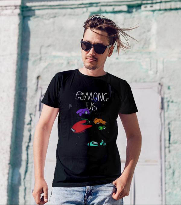 AMONG US Spaceship Crewmates Colors T-Shirt