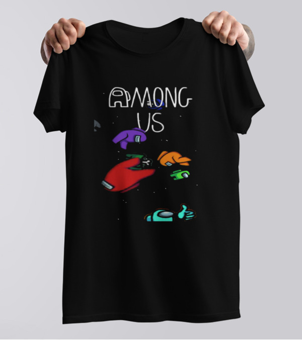 AMONG US Spaceship Crewmates Colors T-Shirt