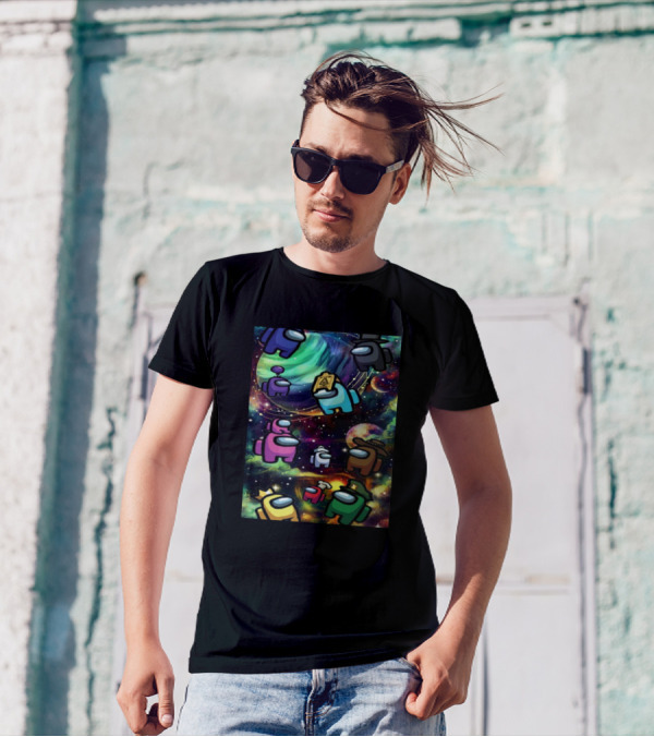 Among Us Cosmic Crew Adventure In Space T-Shirt