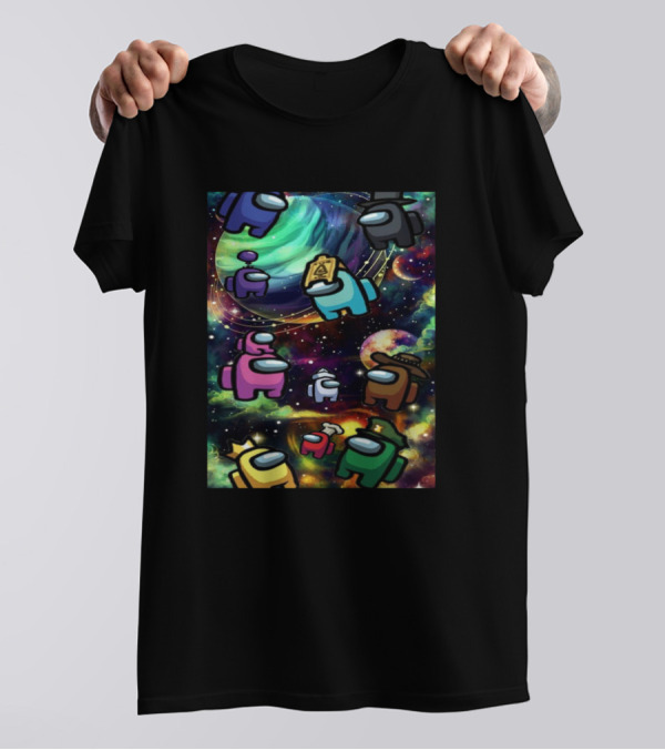 Among Us Cosmic Crew Adventure In Space T-Shirt