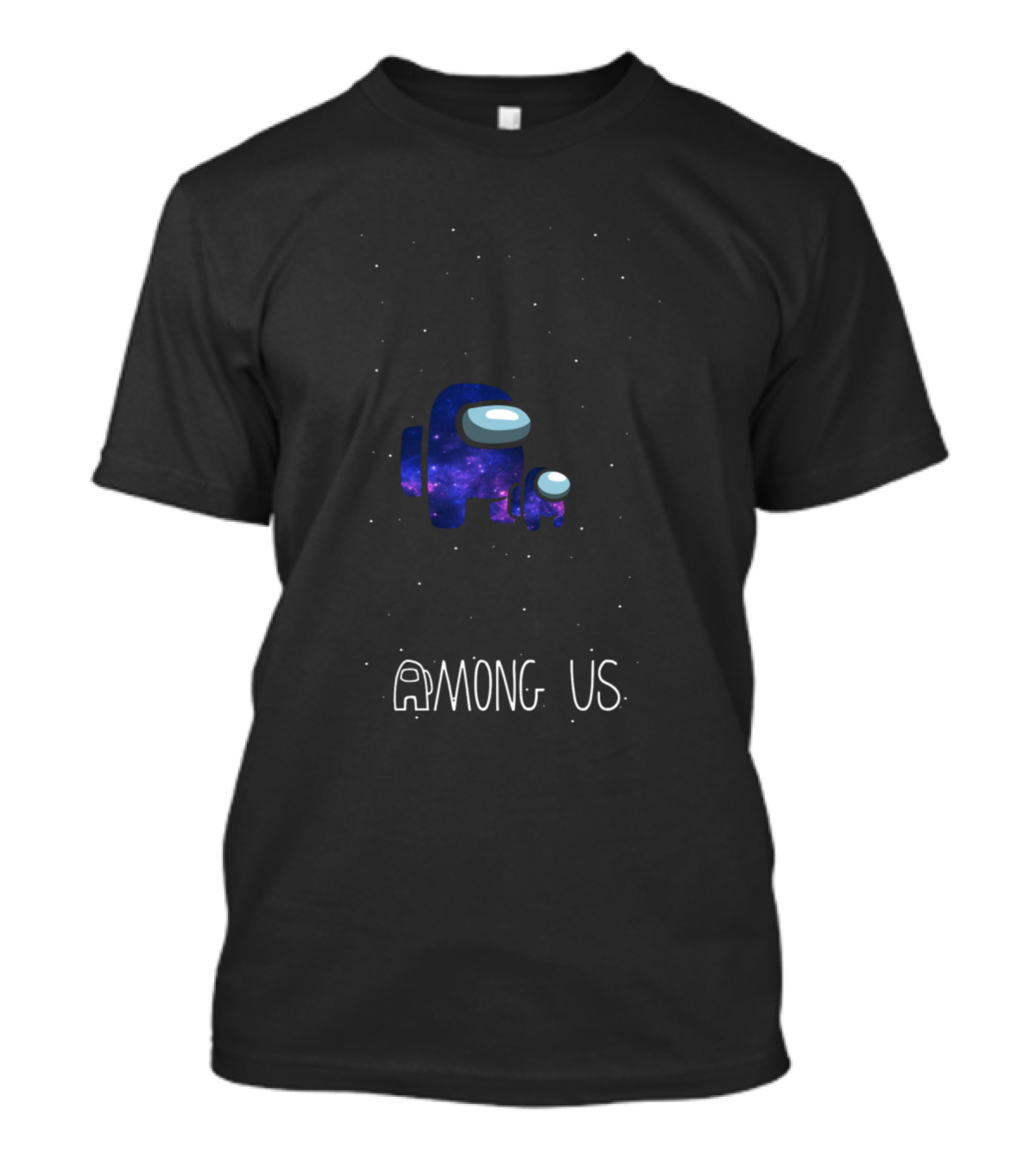 Among Us Blue Sky Crewmate Galaxy T-Shirt