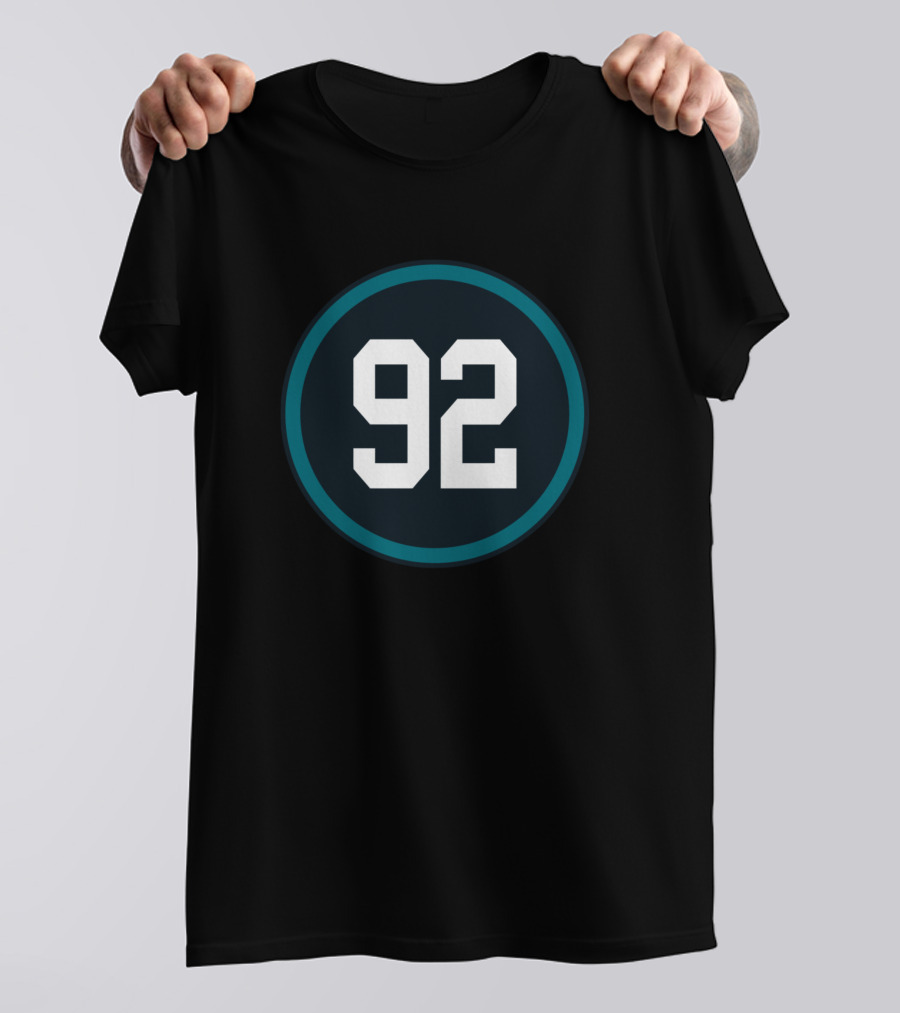 Caraun Reid 92 Football Jersey Number T-Shirt