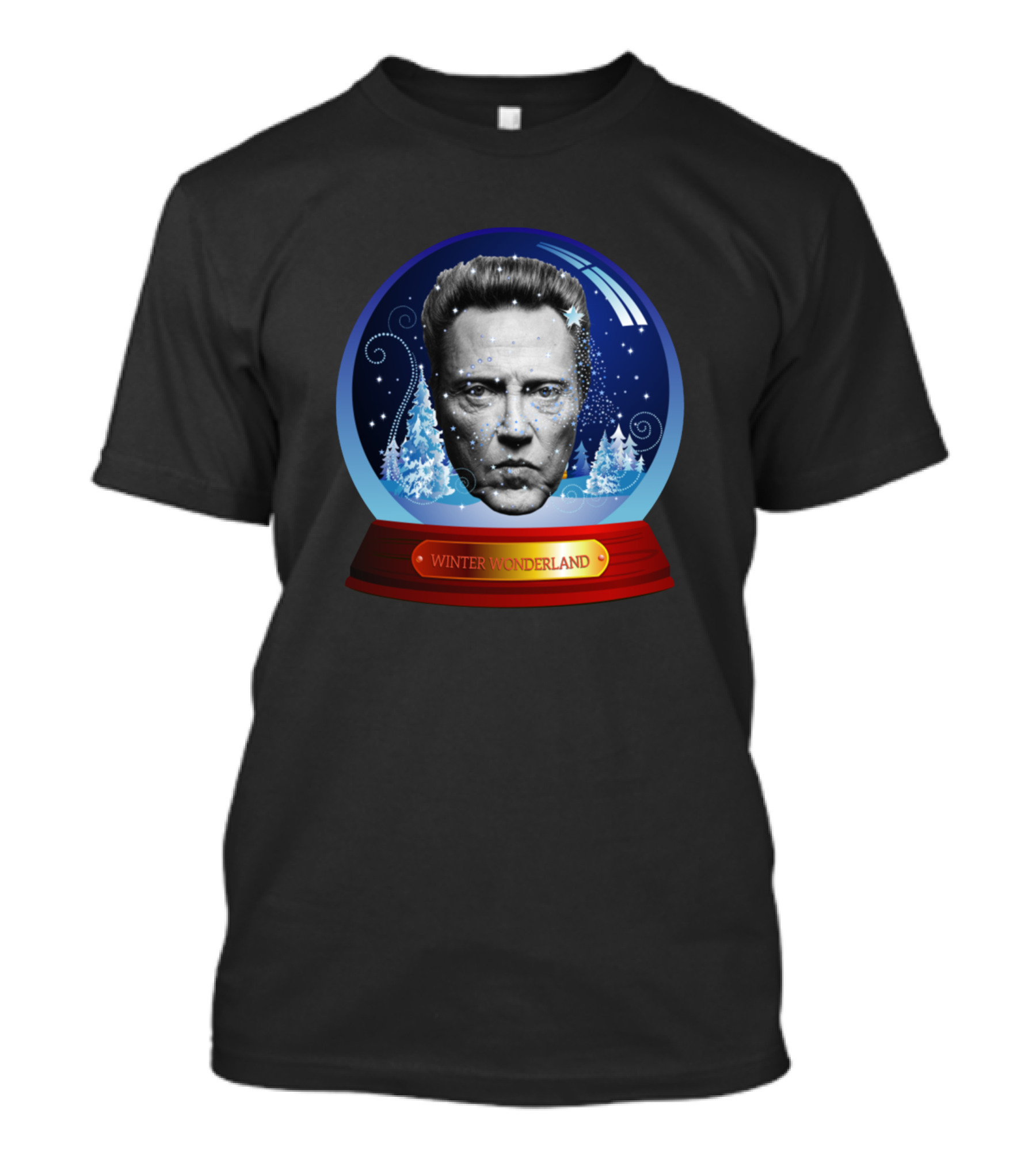 Winter Wonderland Christopher Walken Snow Globe T-Shirt