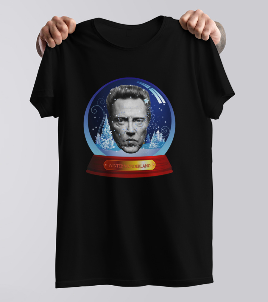 Winter Wonderland Christopher Walken Snow Globe T-Shirt