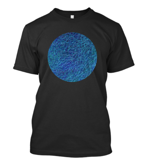 Current Blue Textured Circle T-Shirt