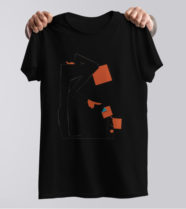 Dad Angry To Geometric Figures Fathers And Sons T-Shirt