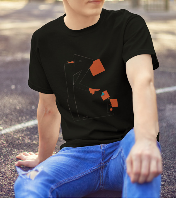Dad Angry To Geometric Figures Fathers And Sons T-Shirt