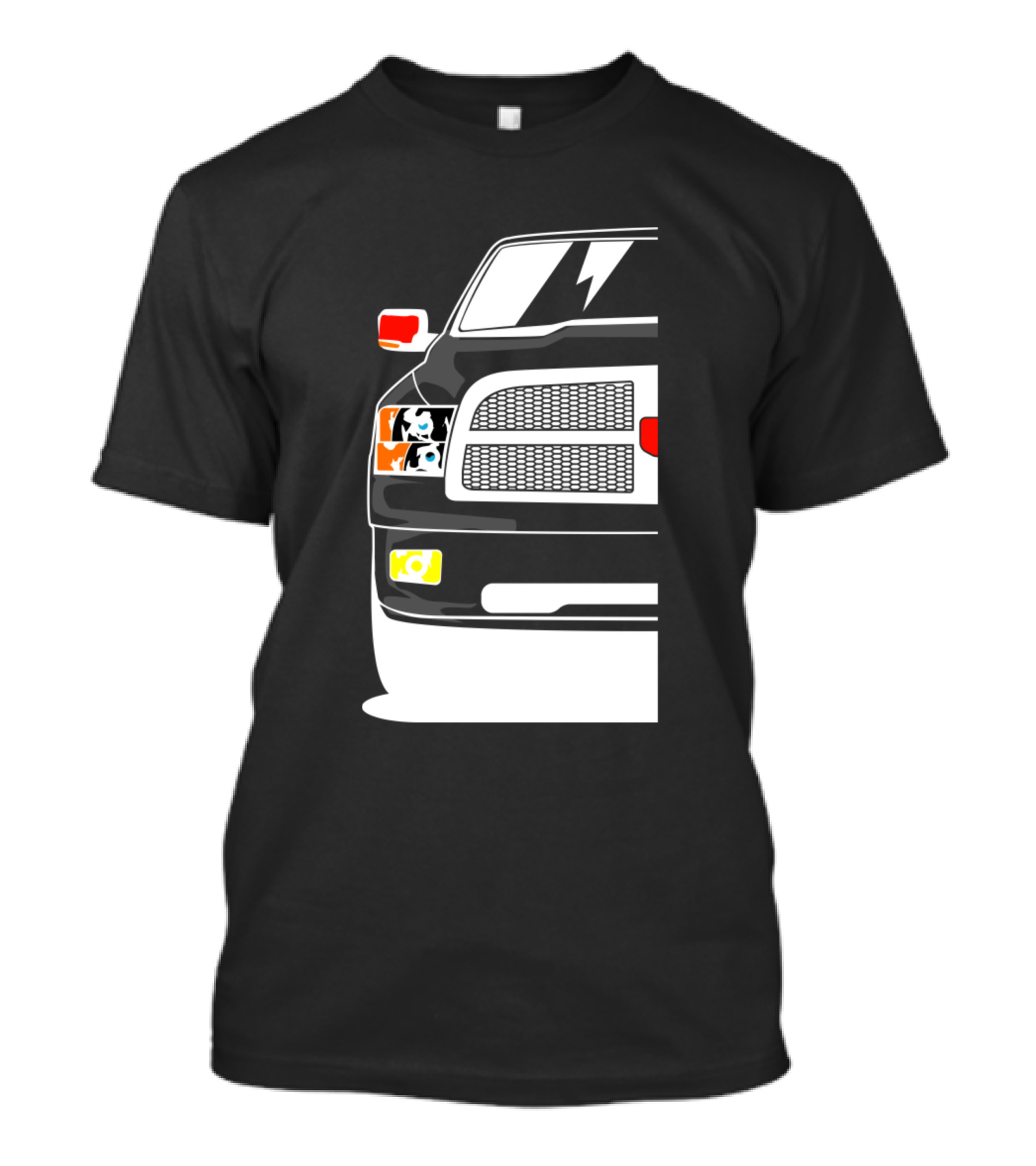 Dodge Ram Truck Bold Front Grille Headlight T-Shirt