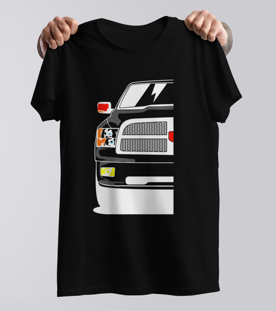 Dodge Ram Truck Bold Front Grille Headlight T-Shirt