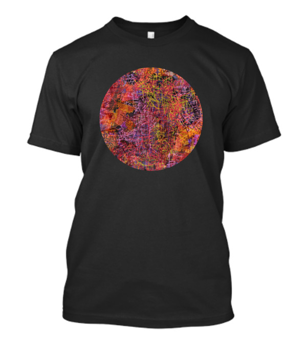 Energy Abstract Circular Vivid Multicolor T-Shirt