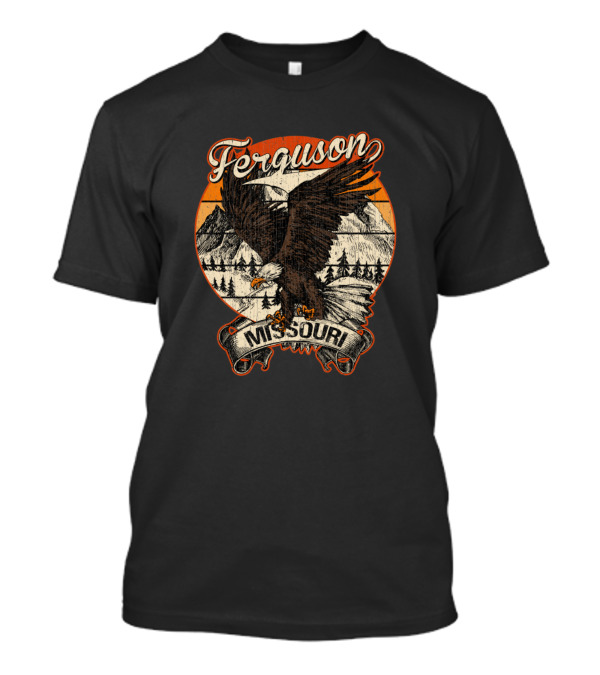 Ferguson Missouri Bald Eagle Vintage Aesthet T-Shirt