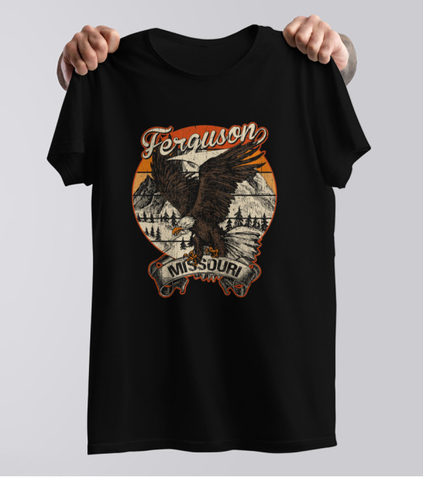 Ferguson Missouri Bald Eagle Vintage Aesthet T-Shirt