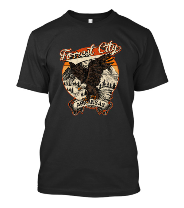 Forest City Arkansas Bald Eagle Vintage T-Shirt