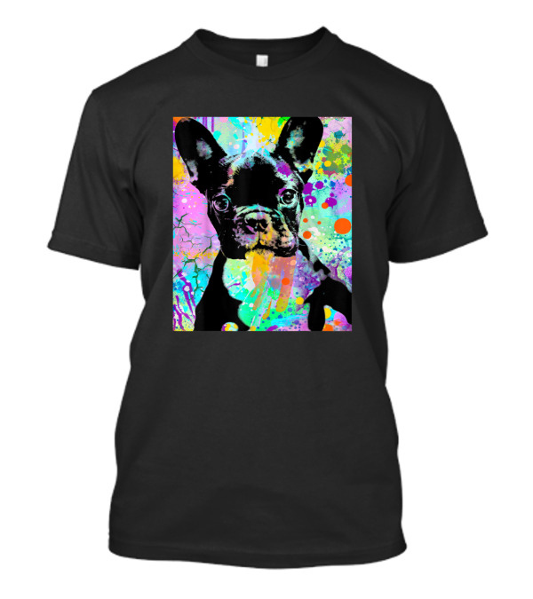 French Bulldog Love Bright Colorful Frenchie Unique T-Shirt
