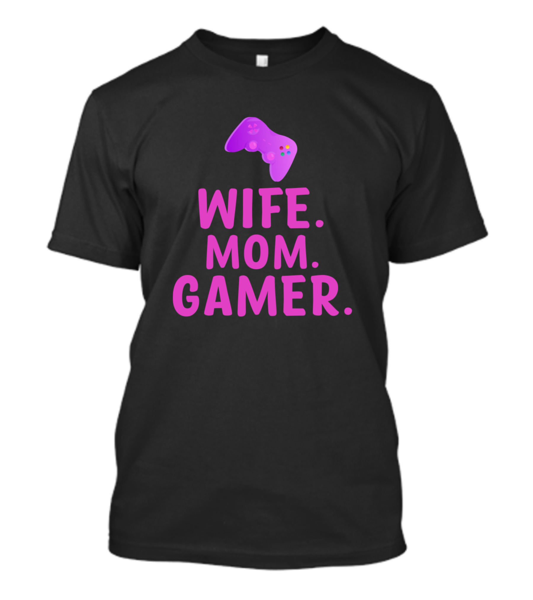 Wife Mom Gamer Gaming Controller T-Shirt