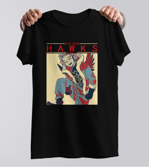 HAWKS Keigo Takami Character Art My Hero Academia T-Shirt
