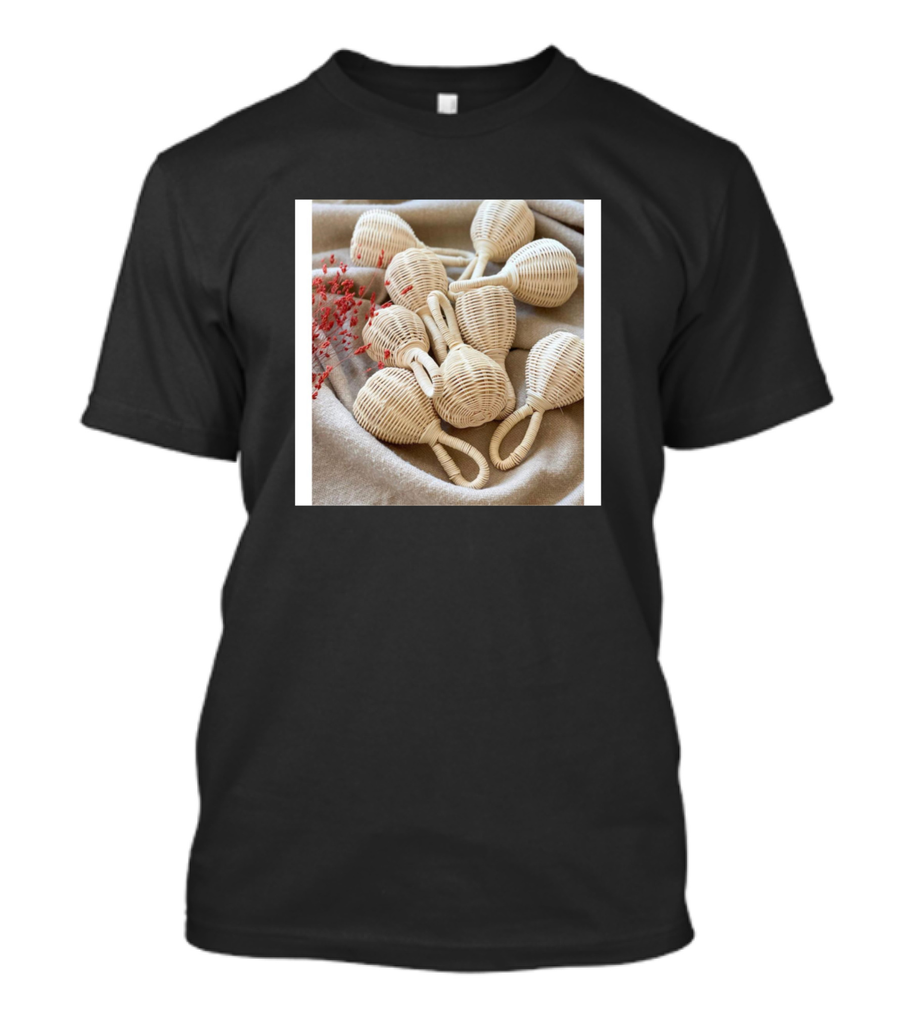 Hurama Hurama Woven Rattles Set On Soft Blanket T-Shirt
