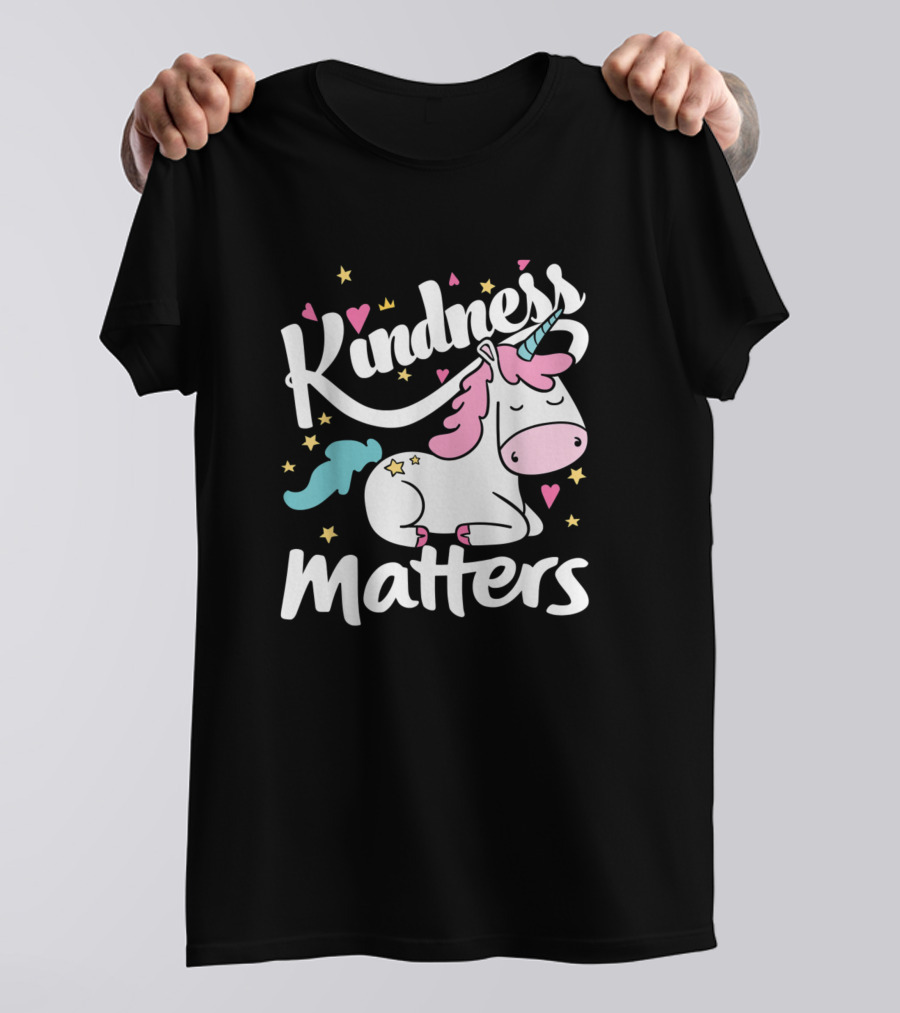 Kindness Matters Unicorn Be Kind Stop Bullies Be T-Shirt