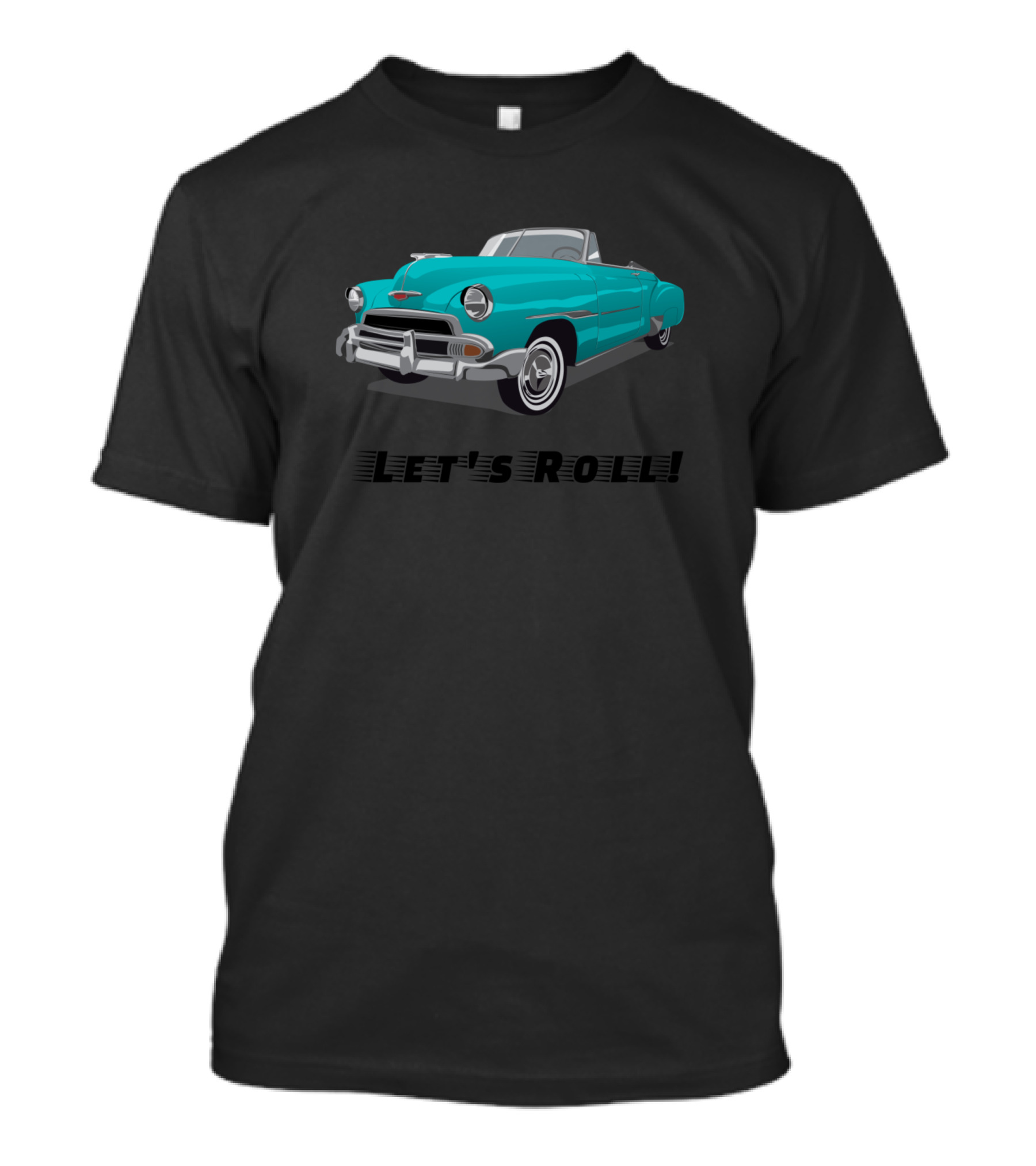 Let's Roll Classic Convertible Car Enthusiast T-Shirt