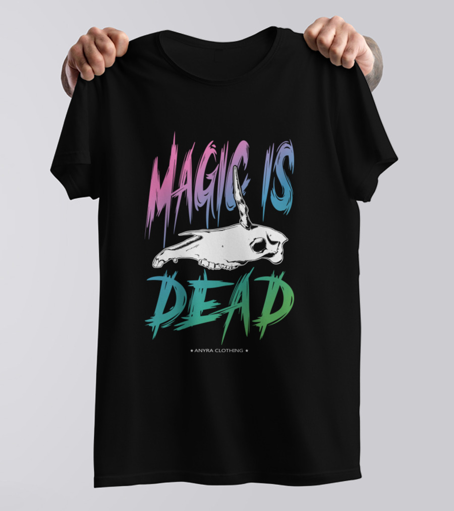 MAGIC IS DEAD ANYRA CLOTHING Skull T-Shirt