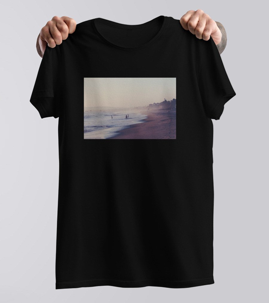 Nature Beach Landscape Ocean Water Scene T-Shirt