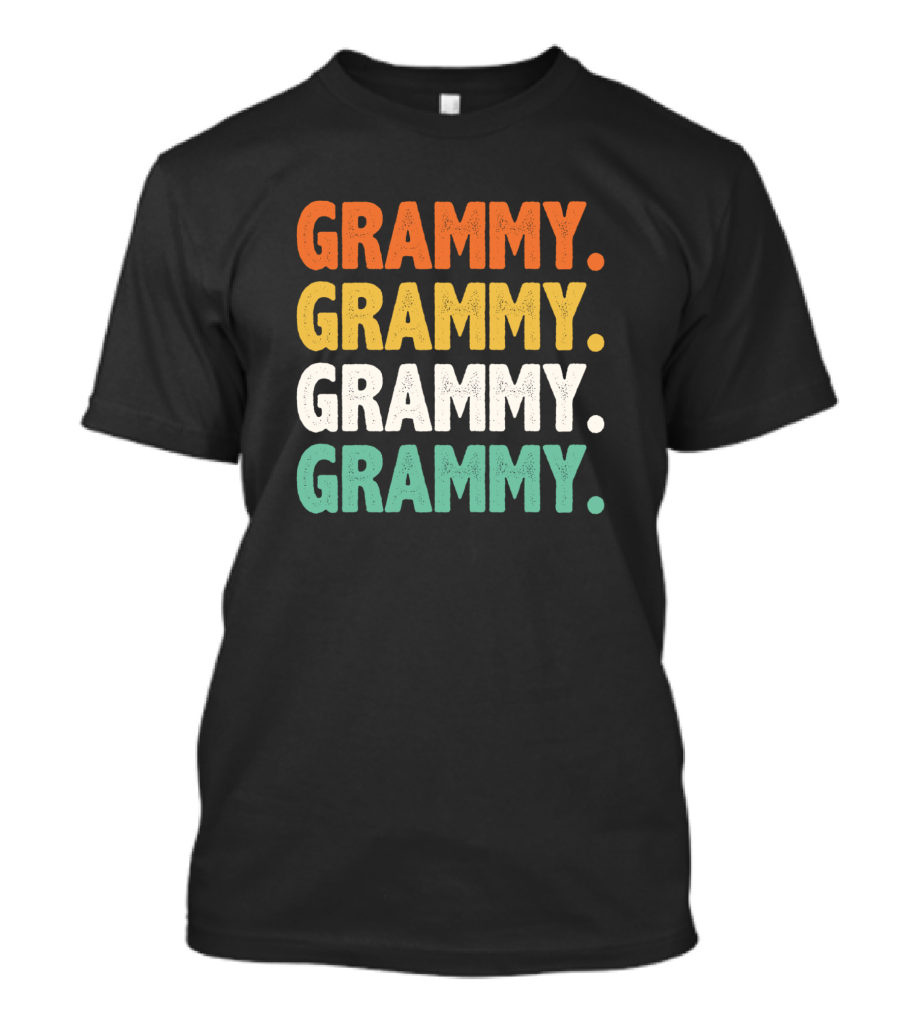 GRAMMY GRAMMY GRAMMY GRAMMY Retro Multicolor T-Shirt