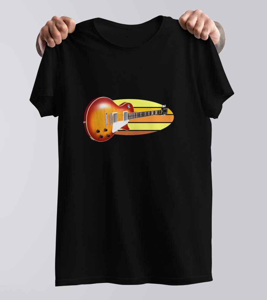 ROCK STAR Electric Guitar Sunburst T-Shirt
