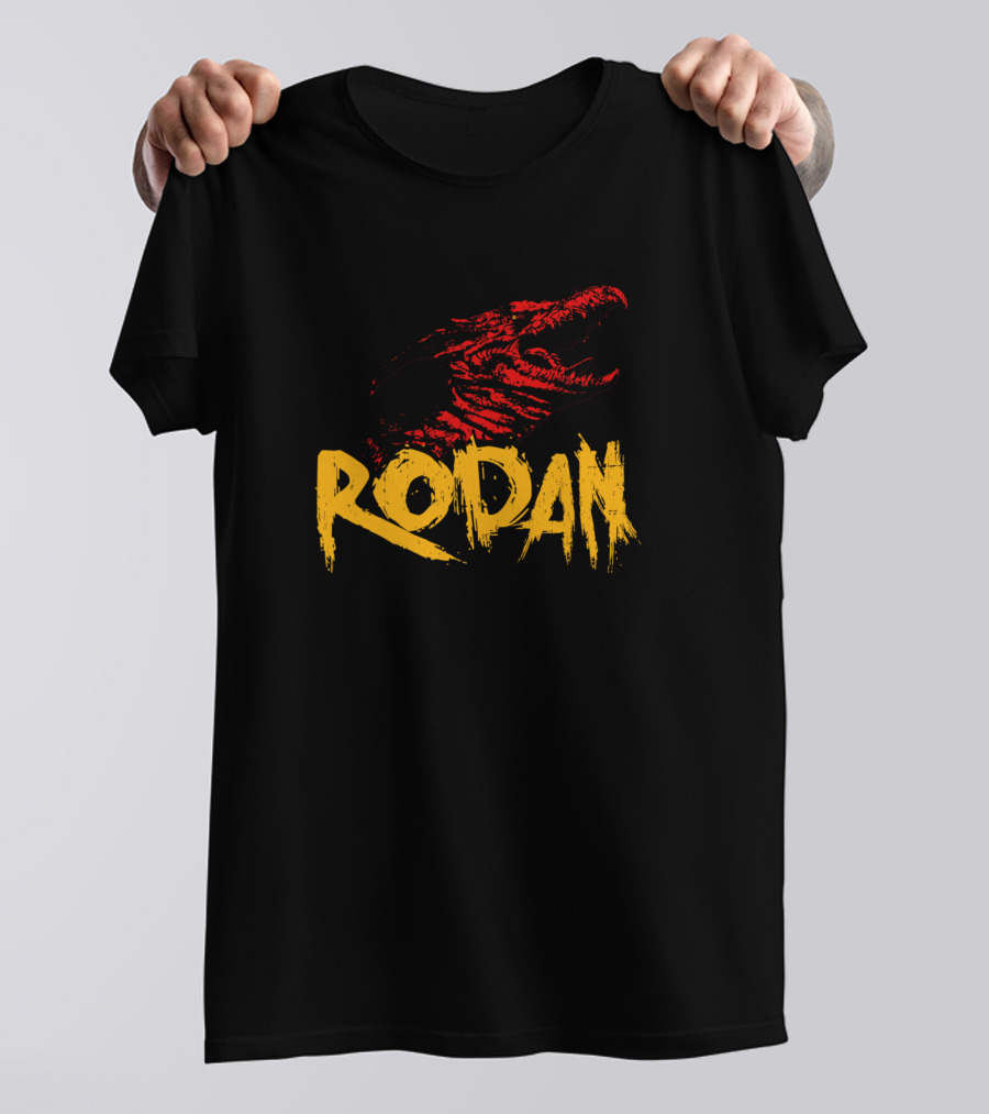 Rodan Kaiju Monster Red And Yellow T-Shirt