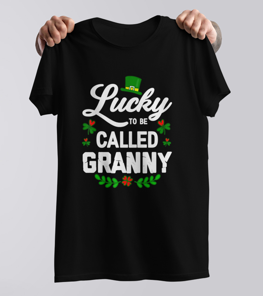 Lucky To Be Called Granny St Patrick's Day Shamrock T-Shirt