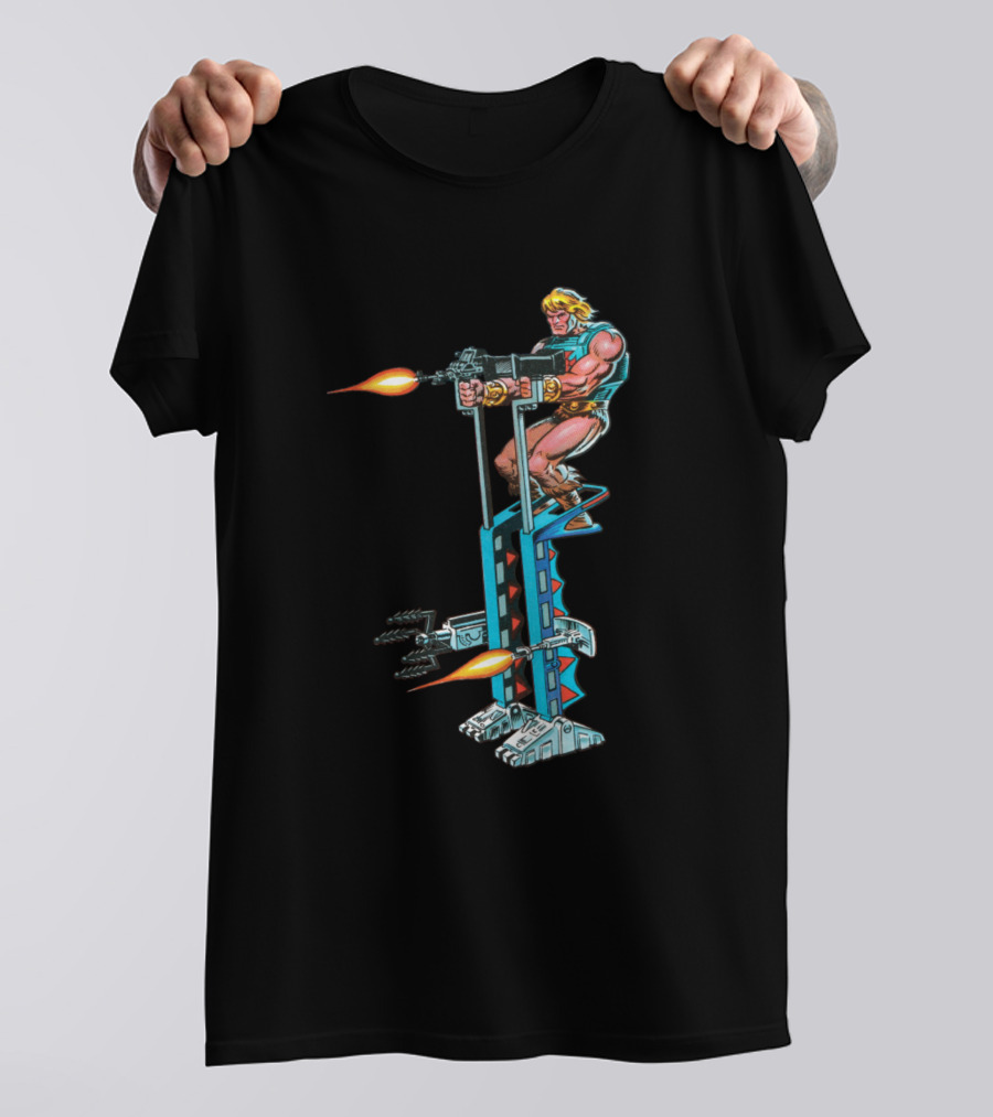Stlit Stacker Hero On Robotic Combat Stilts T-Shirt