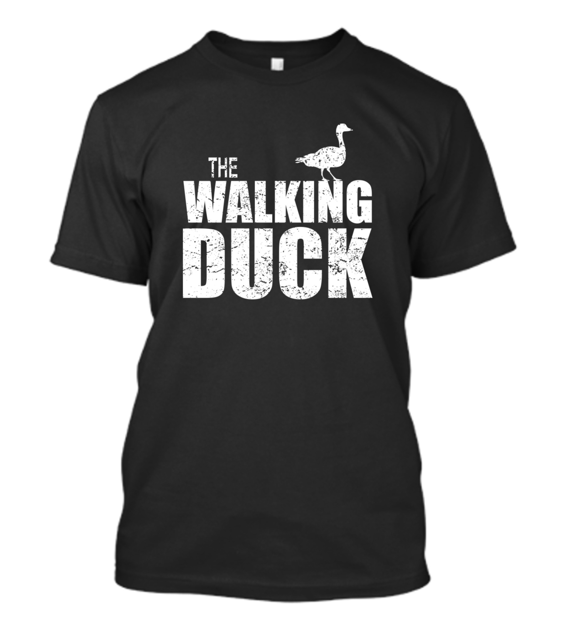 The Walking Duck Goose Parody Text T-Shirt