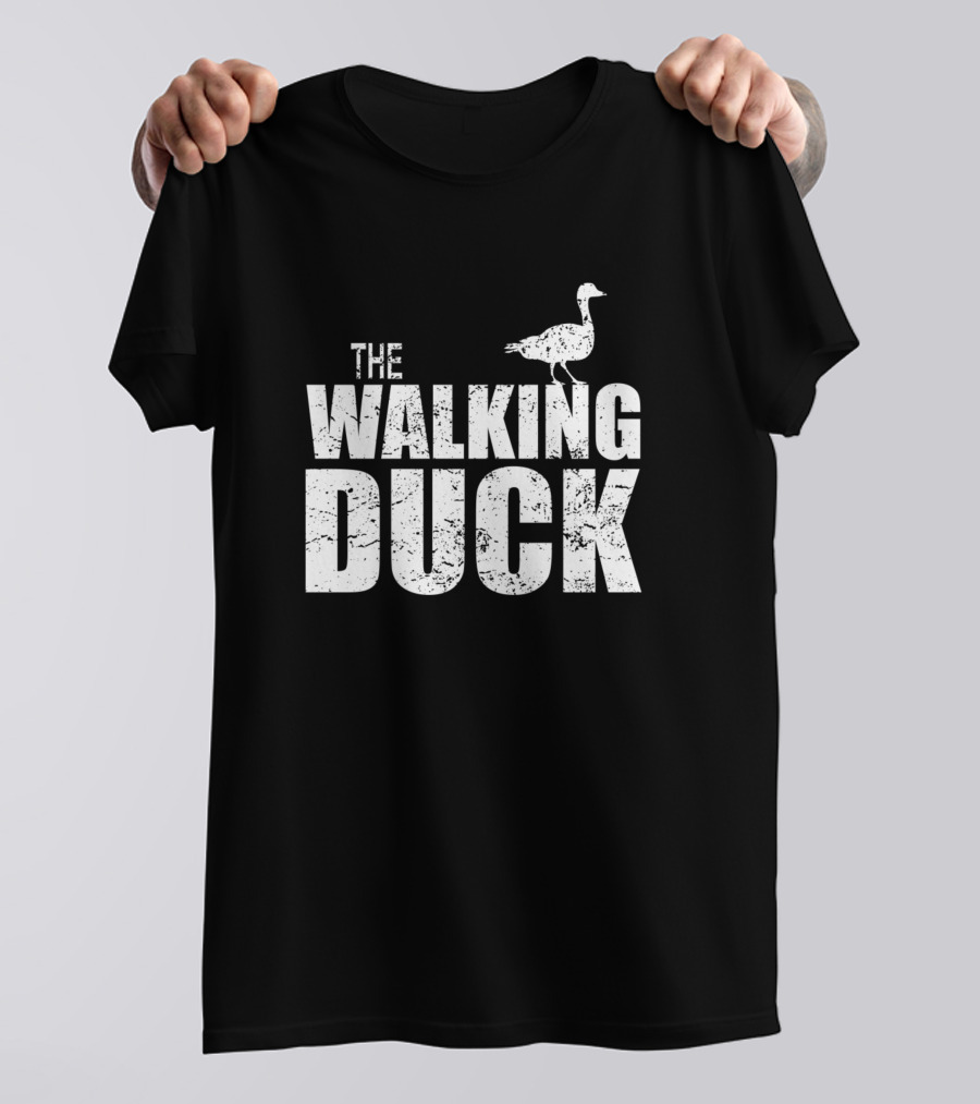 The Walking Duck Goose Parody Text T-Shirt