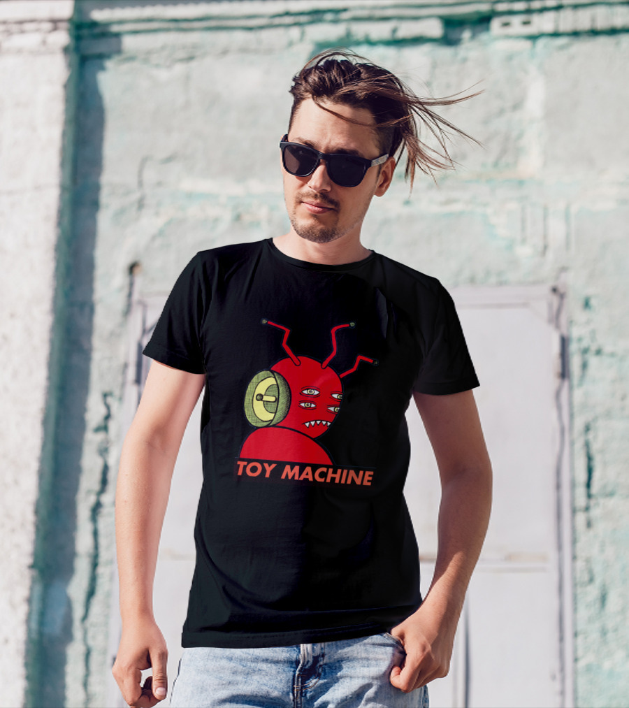 Toy Machine Multi-Eyed Red Antenna Creature T-Shirt