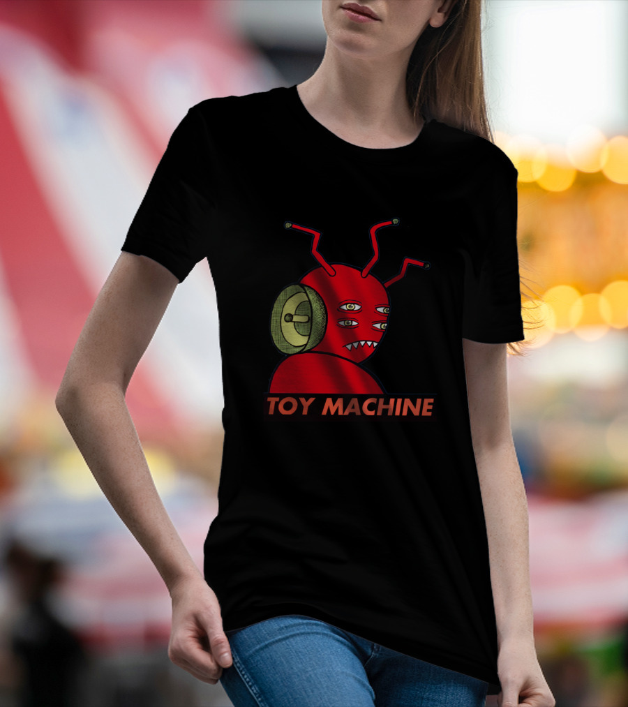 Toy Machine Multi-Eyed Red Antenna Creature T-Shirt
