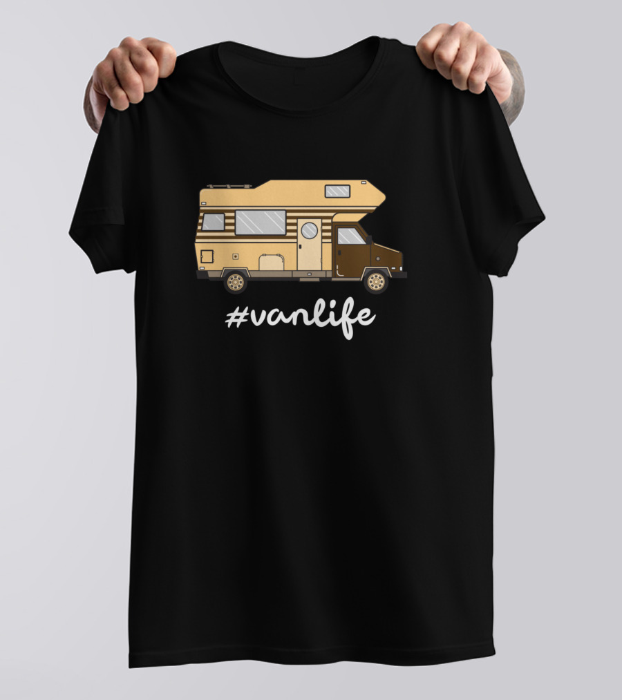 Vanlife Camper Adventure Van Life Travelling Road Trip T-Shirt