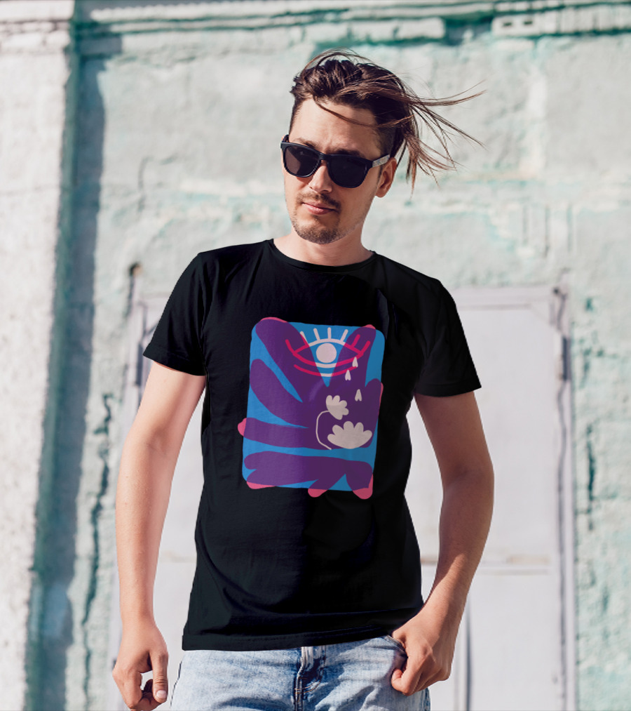 Watering Plants Eye Tears Blossoms T-Shirt