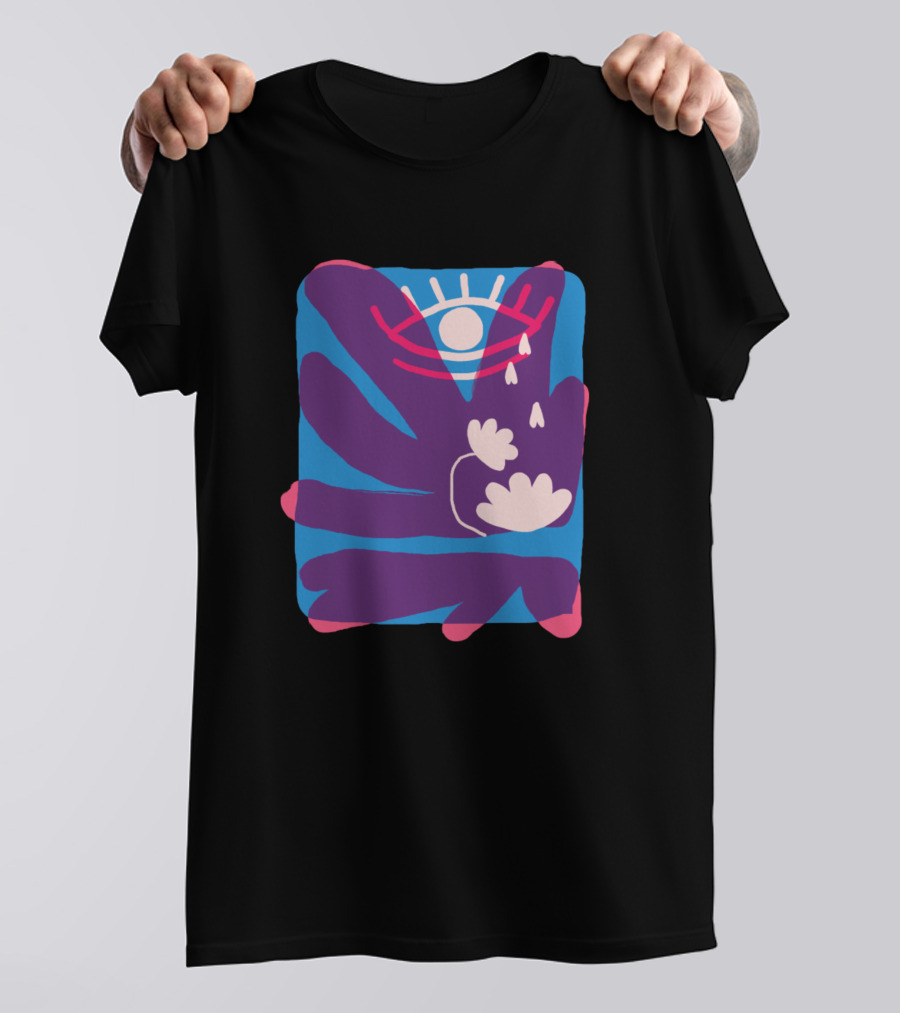 Watering Plants Eye Tears Blossoms T-Shirt